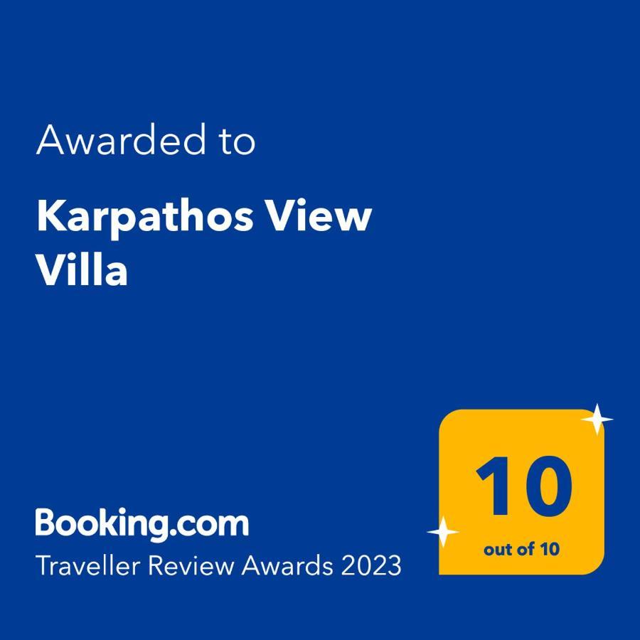 Karpathos View Villa Voládha Buitenkant foto